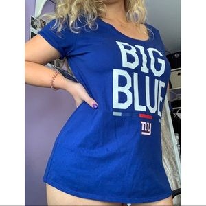 nike new york giants football“big blue” t-shirt